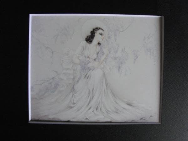 ルイ・イカール、菜の花、希少限定画集・額装画、新品・日本製額縁付、状態良好 ルイ・イカール「花売り」 | 山田書店美術部オンラインストア