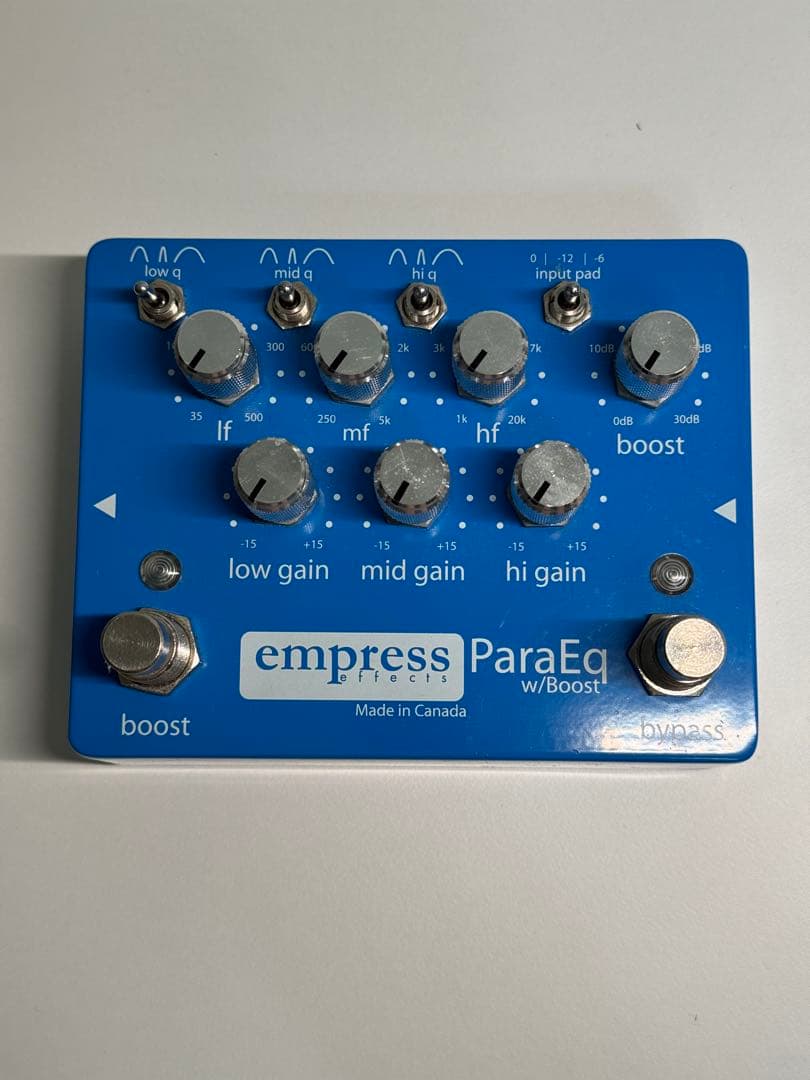 【本日のみお値下げ】empress Effects ParaEQ w/Boost Empress Effects ParaEQ MKII [EQ w/ Boost Pedal] ｜イケベ楽器店