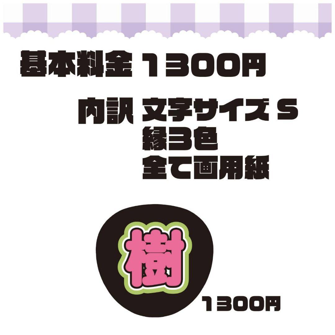 セミオーダー 名前うちわ うちわ文字 文字パネル ネームボード - メルカリ