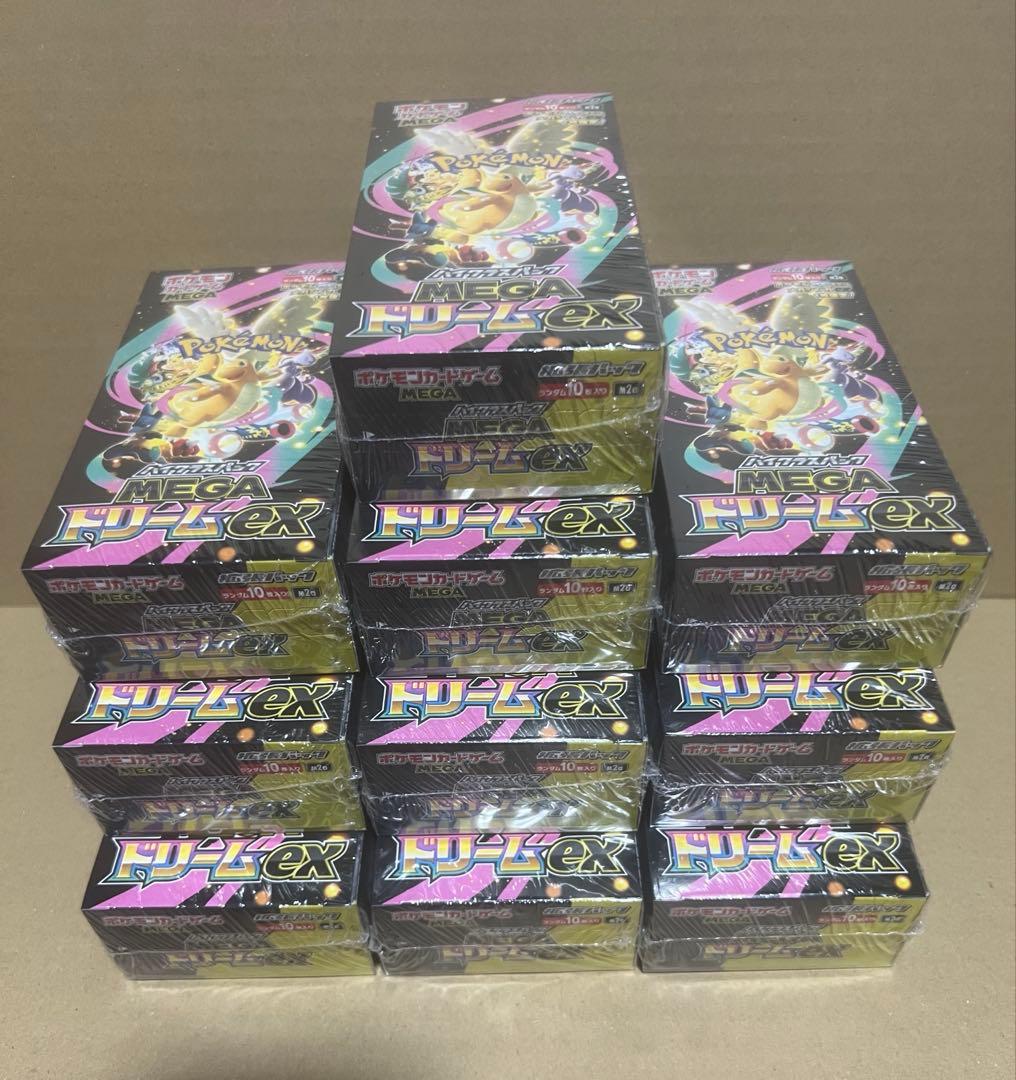 ポケモンカードゲームMEGA ドリームex シュリンク付き 10BOX - メルカリ