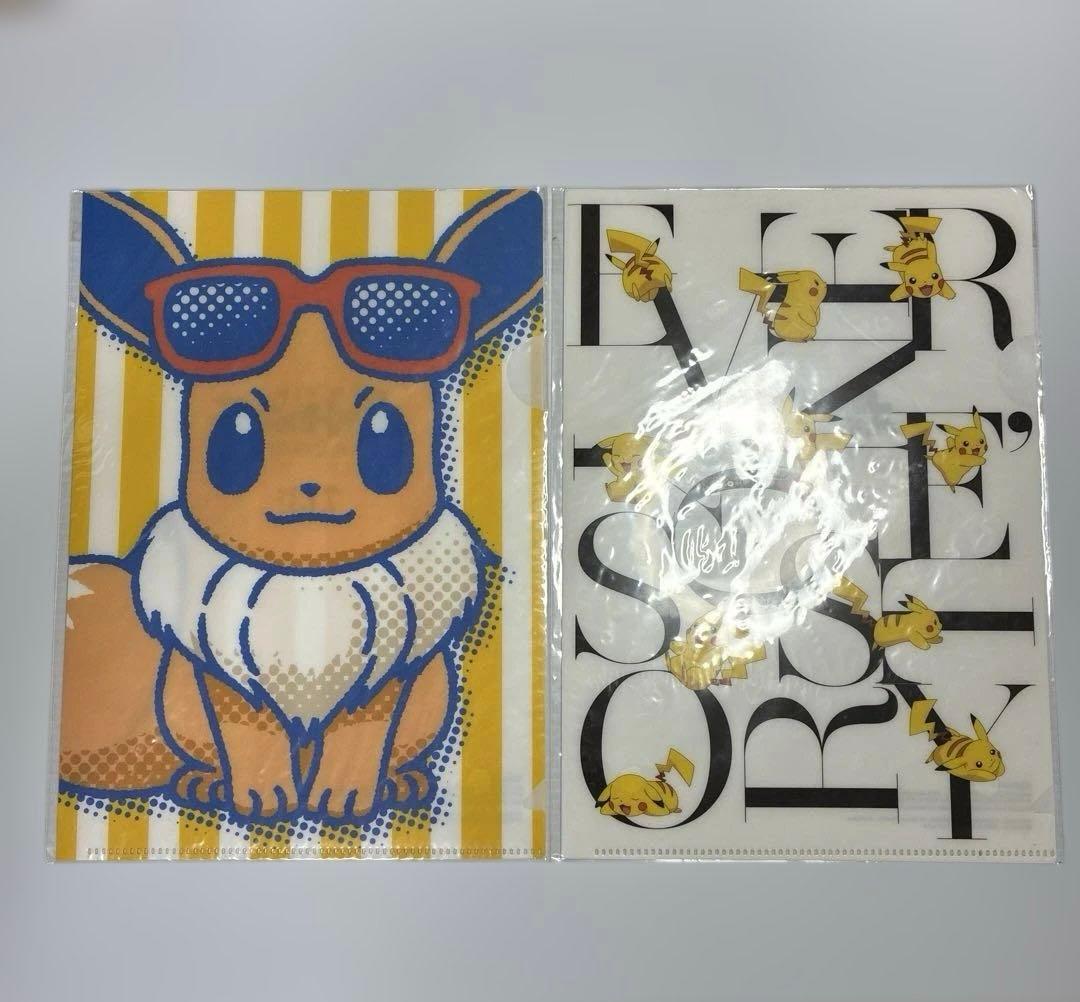 劇場版みんなの物語 クリアファイルA5 非売品 ピカチュウ イーブイ