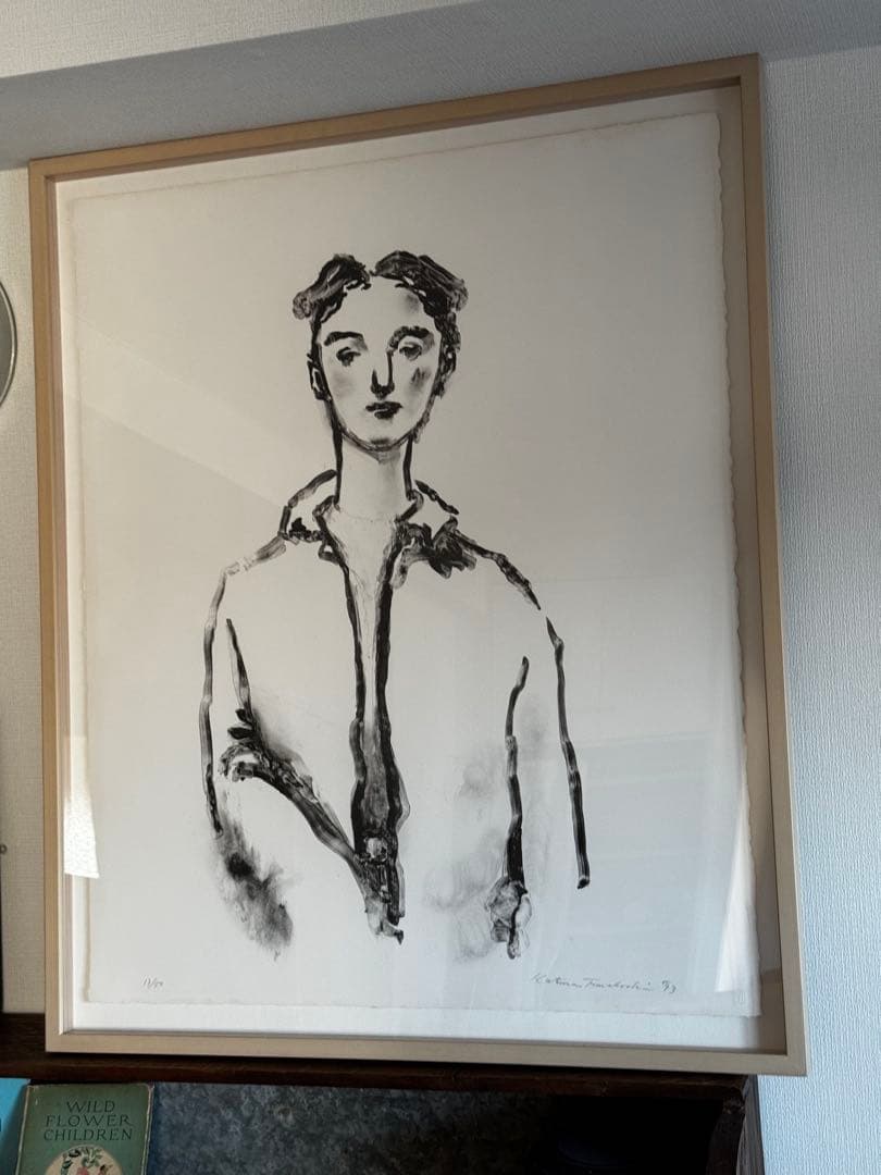 舟越桂　The mirror in the distance 遠い鏡1993年 舟越桂The mirror in the distance 遠い鏡1993年