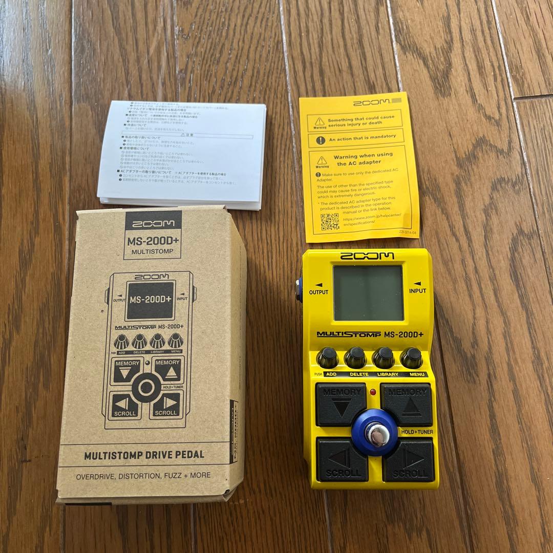 Zoom MS-2000+ マルチストンプペダル Zoom MS-2000+ マルチストンプペダル Zoom MS-2000+ マルチストンプペダル