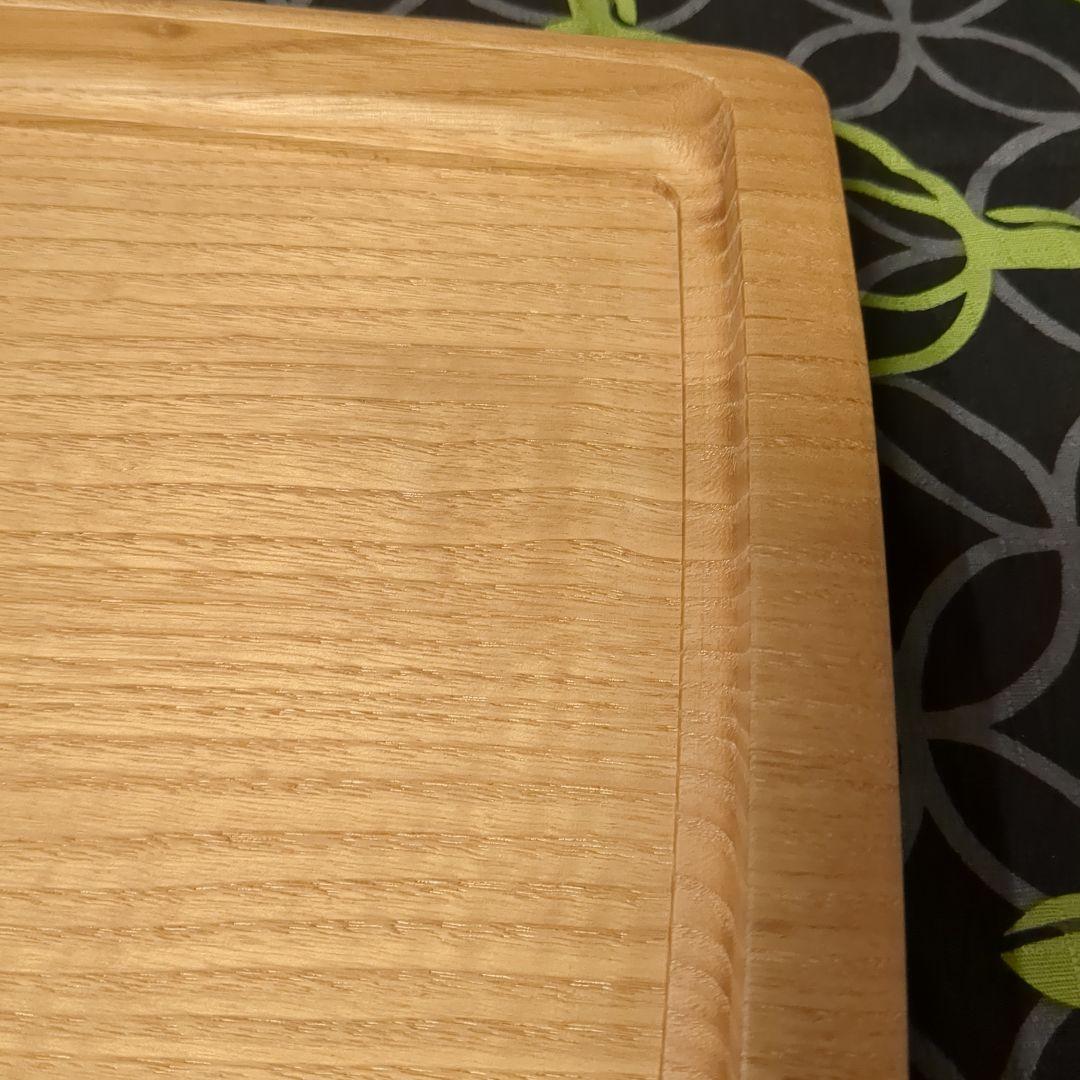 くり 角盆 手作り木工
