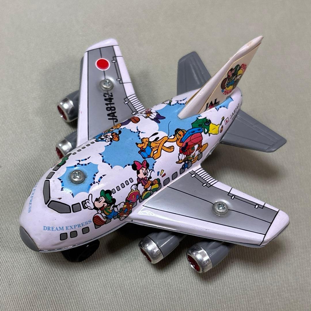 レア日本製 JAL ディズニー 飛行機 おもちゃ ミニチュア - メルカリ