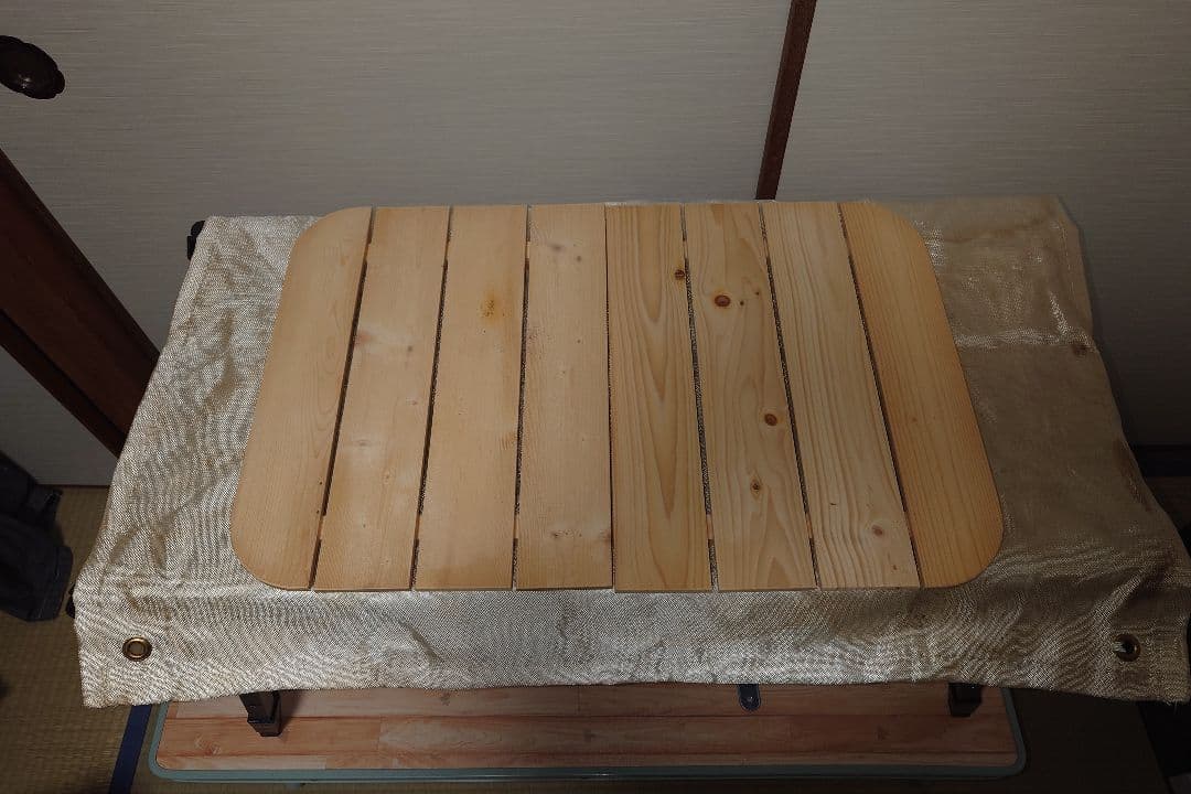 豆炭こたつIGTテーブル流用セット あと掛け布団があればアウトドア使用