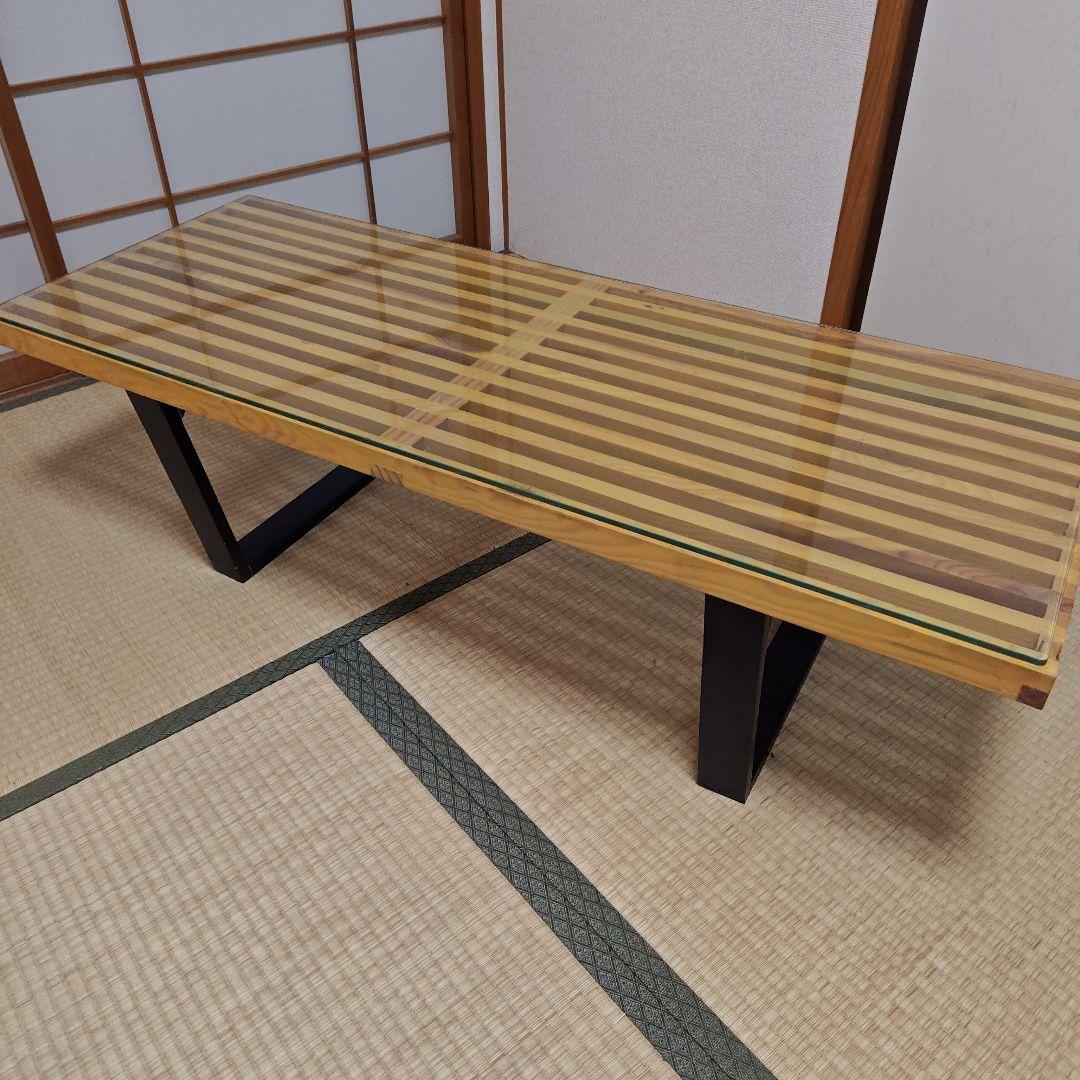ストライプデザインのガラステーブル PK65 (Glass tabletop) (ガラス テーブルトップ) | フリッツ・ハンセン