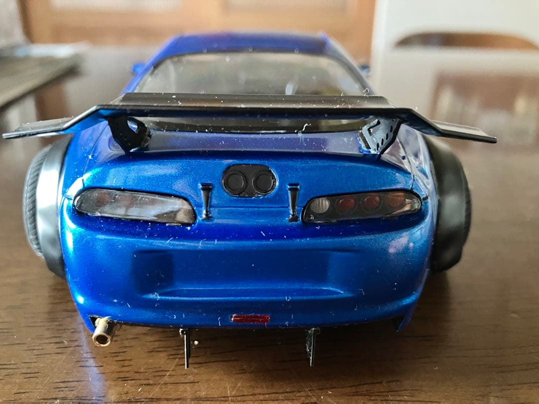 タミヤ1/24カストロールトヨタトムススープラGT(改)完成品 深リム