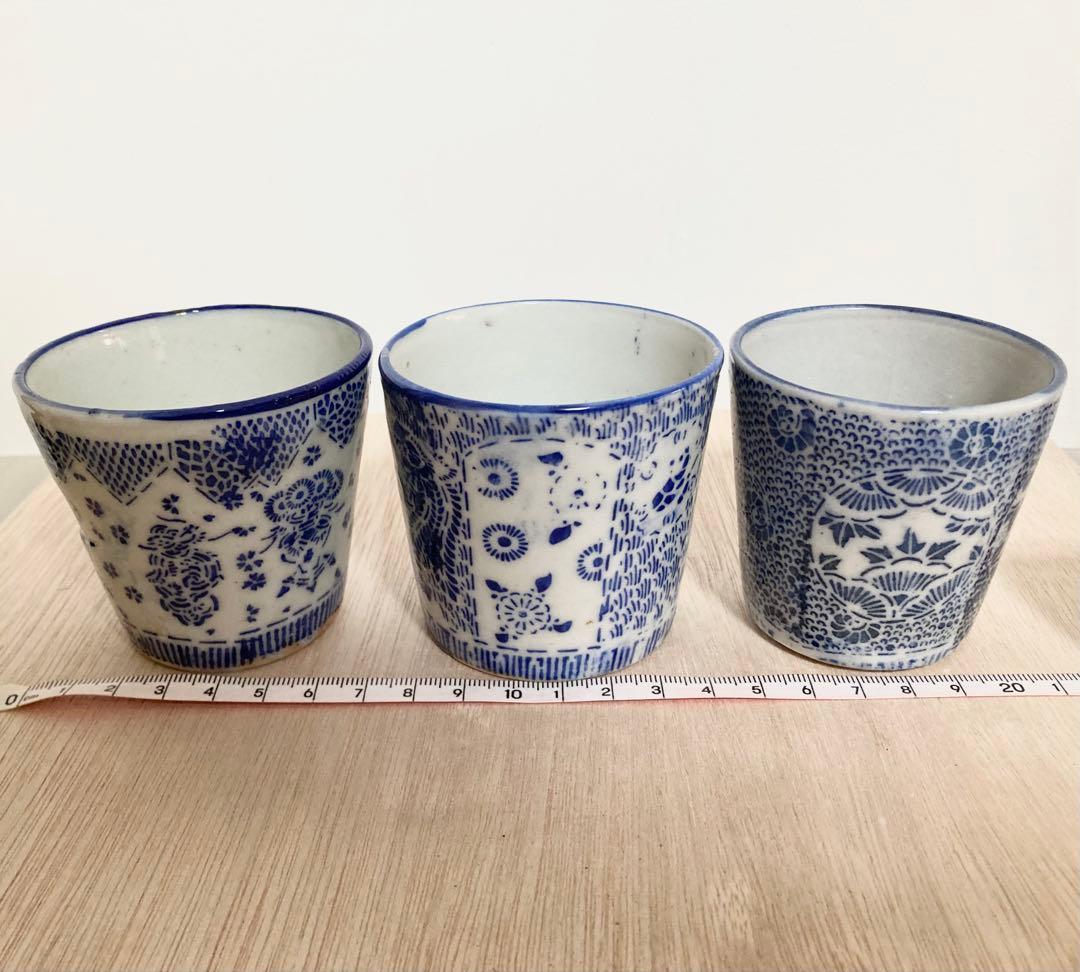 古伊万里蕎麦猪口 三客セット - メルカリ