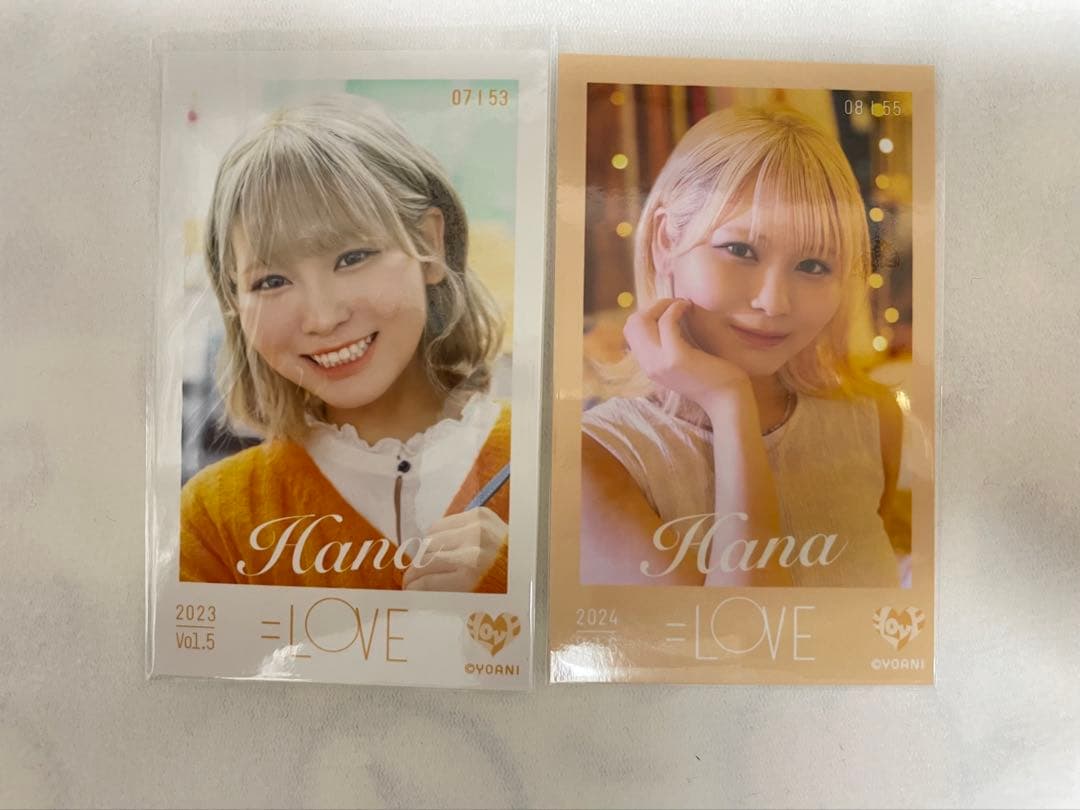 大場花菜 ミニフォトカード 2枚セット - メルカリ