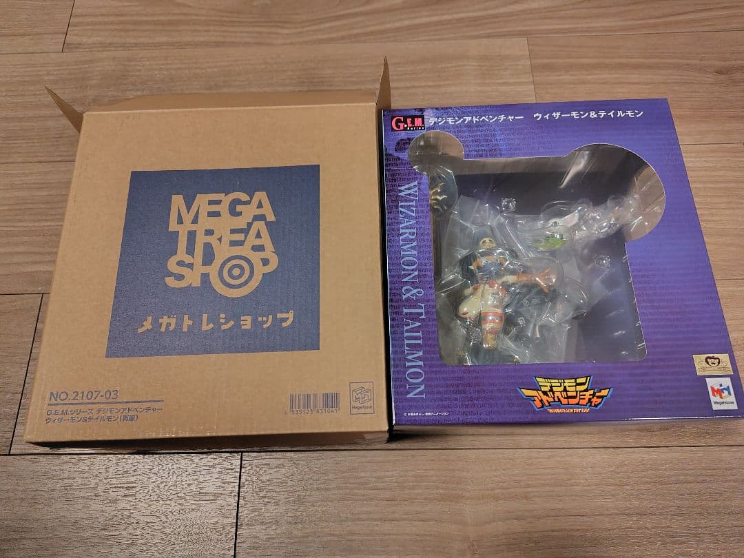 G.E.Mシリーズデジモンアドベンチャー　ウィザーモン&テイルモンフィギュア G.E.M.シリーズ デジモンアドベンチャー ウィザーモン＆テイルモン 1