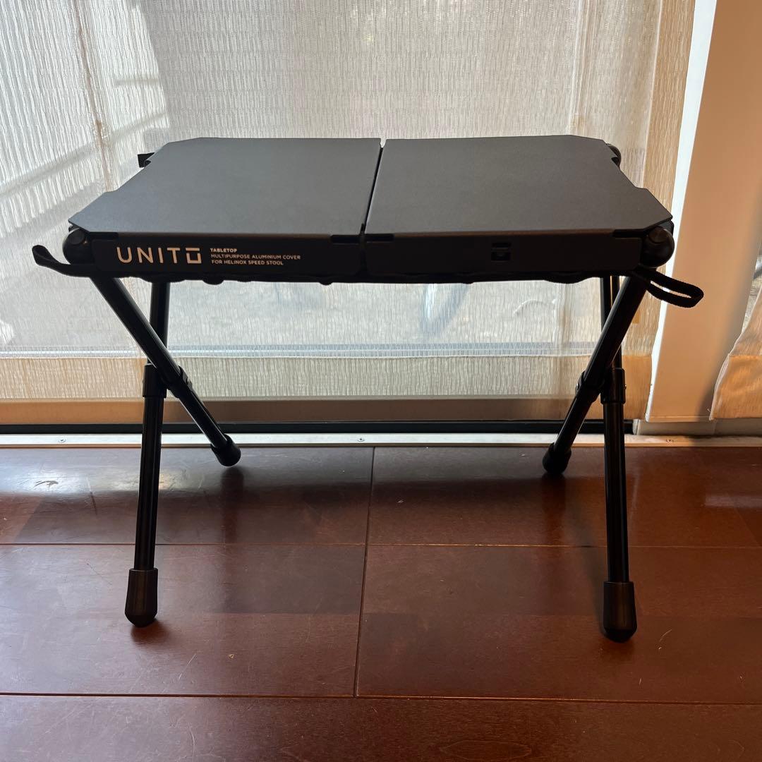 UNITO 天板　テーブルトップ　ヘリノックス　スピードスツール用 unito_store のヘリノックススピードスツール用のテーブル 5秒で