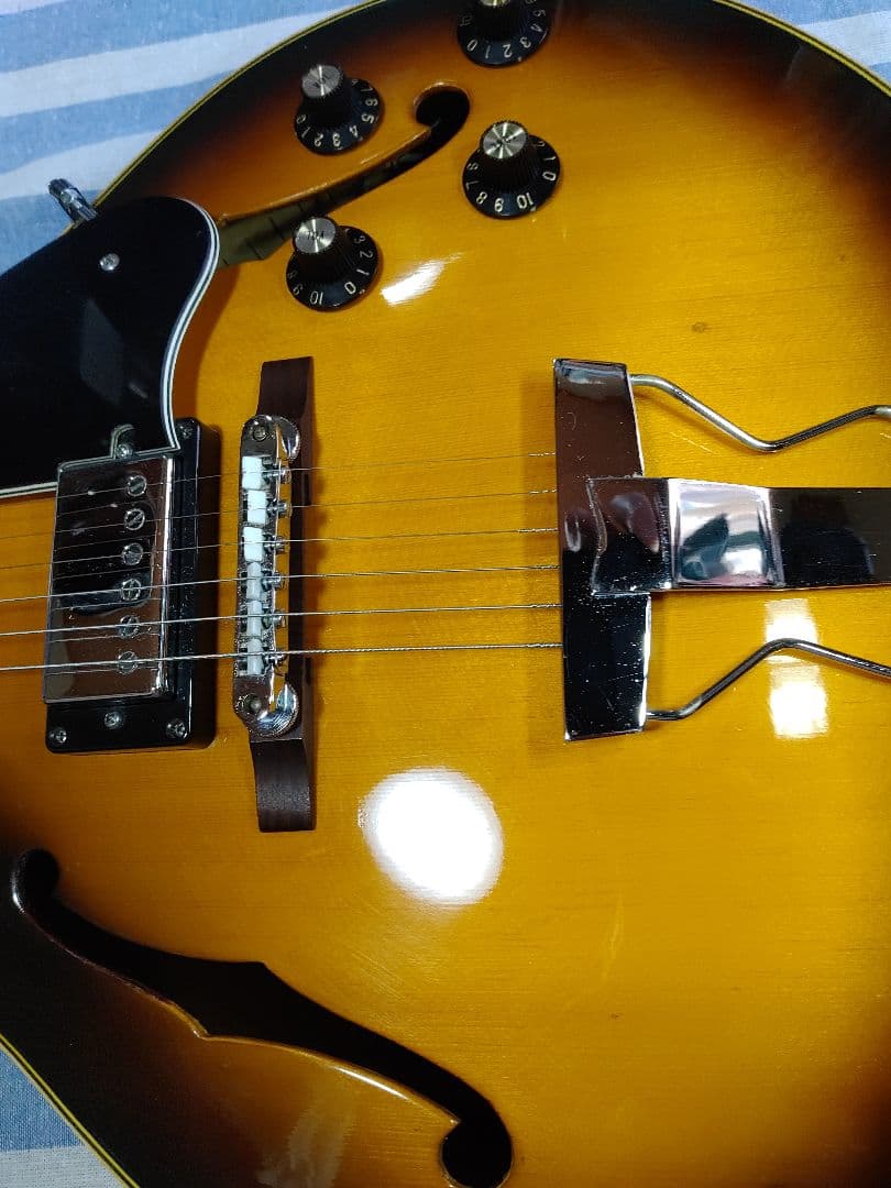Greco S-50 グネコロゴの ES-175タイプの美品フルアコ少し難アリ