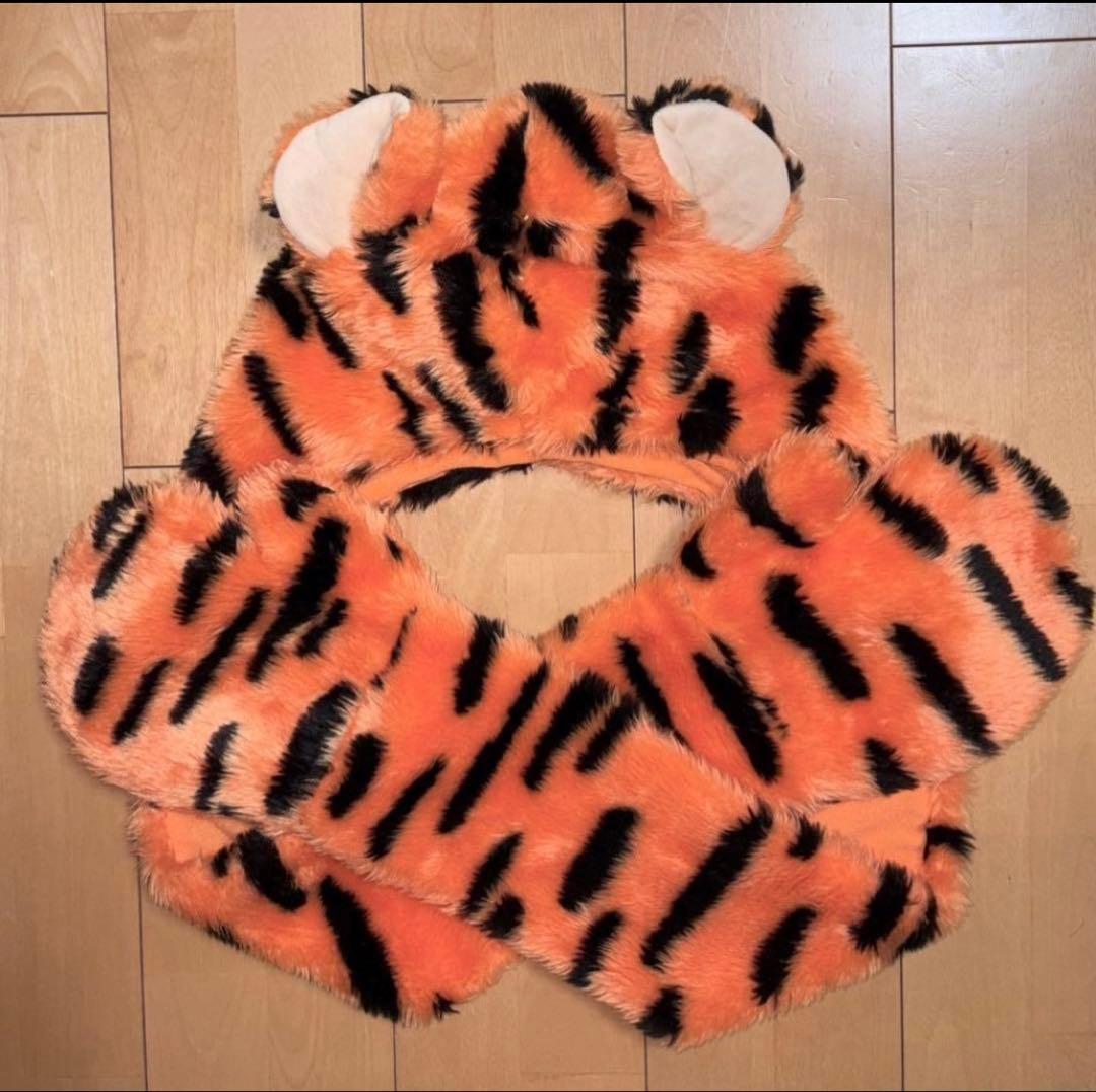ディズニーティガーマフラーキャップ - メルカリ