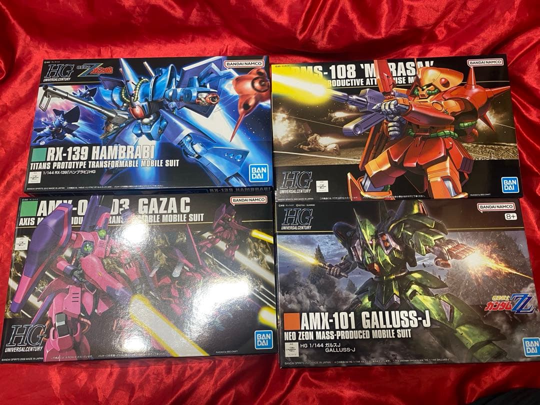 HG ハンブラビ　マラサイ　ガザc ガルスj 新品　未開封 ガンダムZZ」より新作ガンプラ「HG 1/144 ガルスJ」が発売！パッケージ
