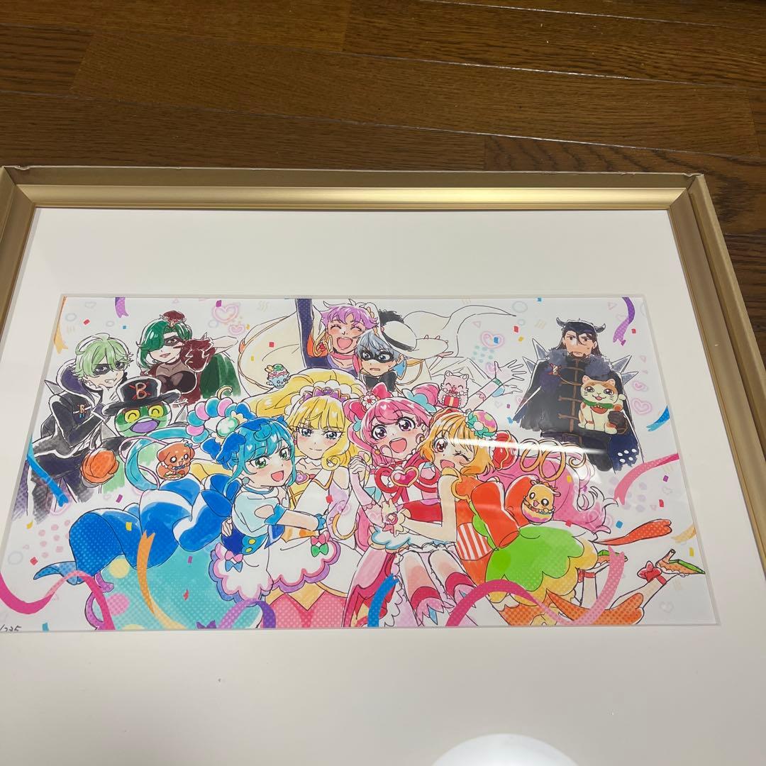 デリシャスパーティ　プリキュア　感謝祭　高精細アート　エンドカード 額装高精細アート 発売決定🐶🌟 ／ ✨「感謝祭キービジュアル