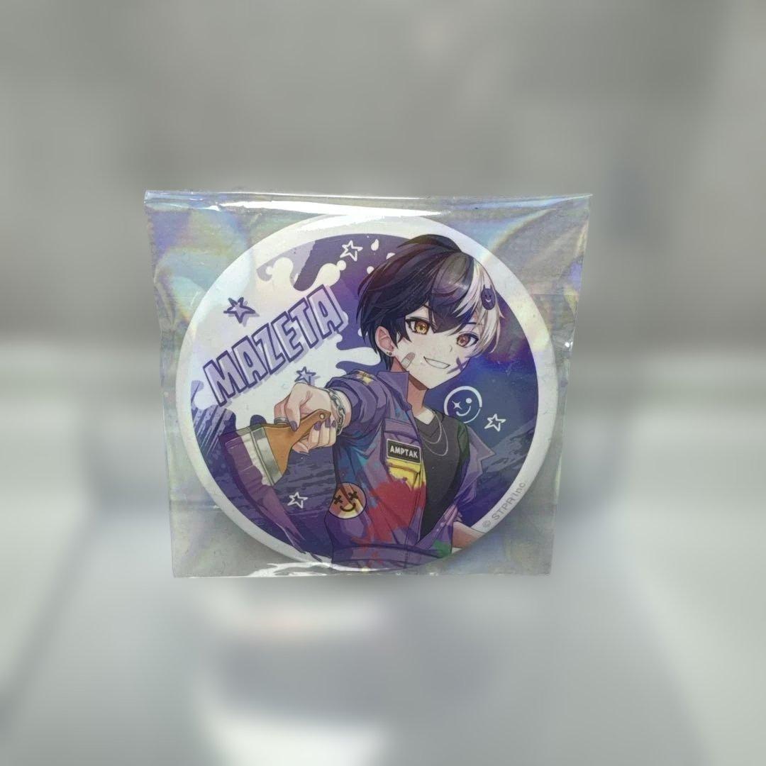 AMPTAKレインボーロード中77% まぜ太 くん✨BIG缶バッジ - メルカリ