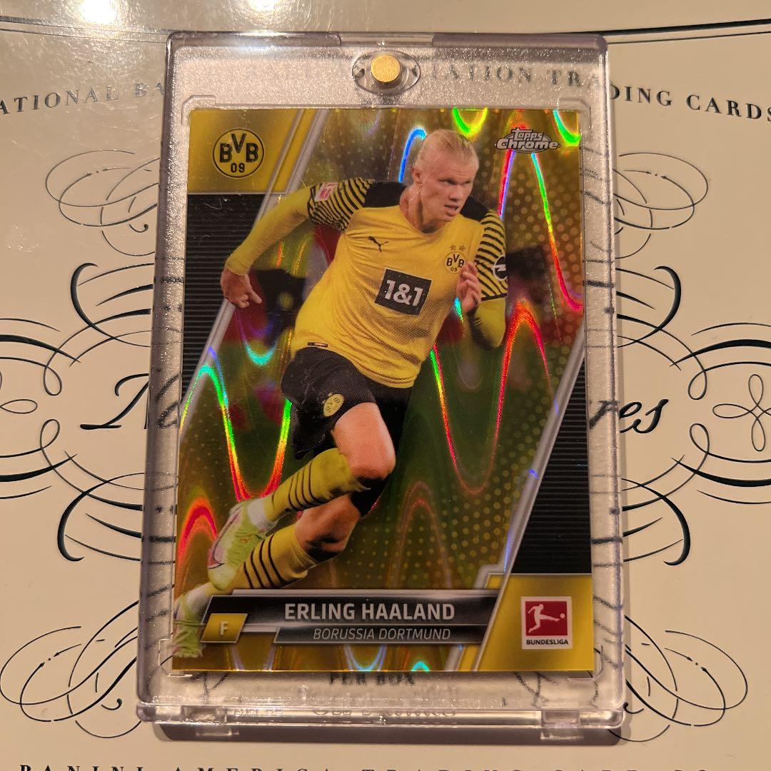 アーリング ハーランド Topps Chrome Gold Ray Wave アーリング ハーランド Topps Chrome Gold Ray Wave アーリング