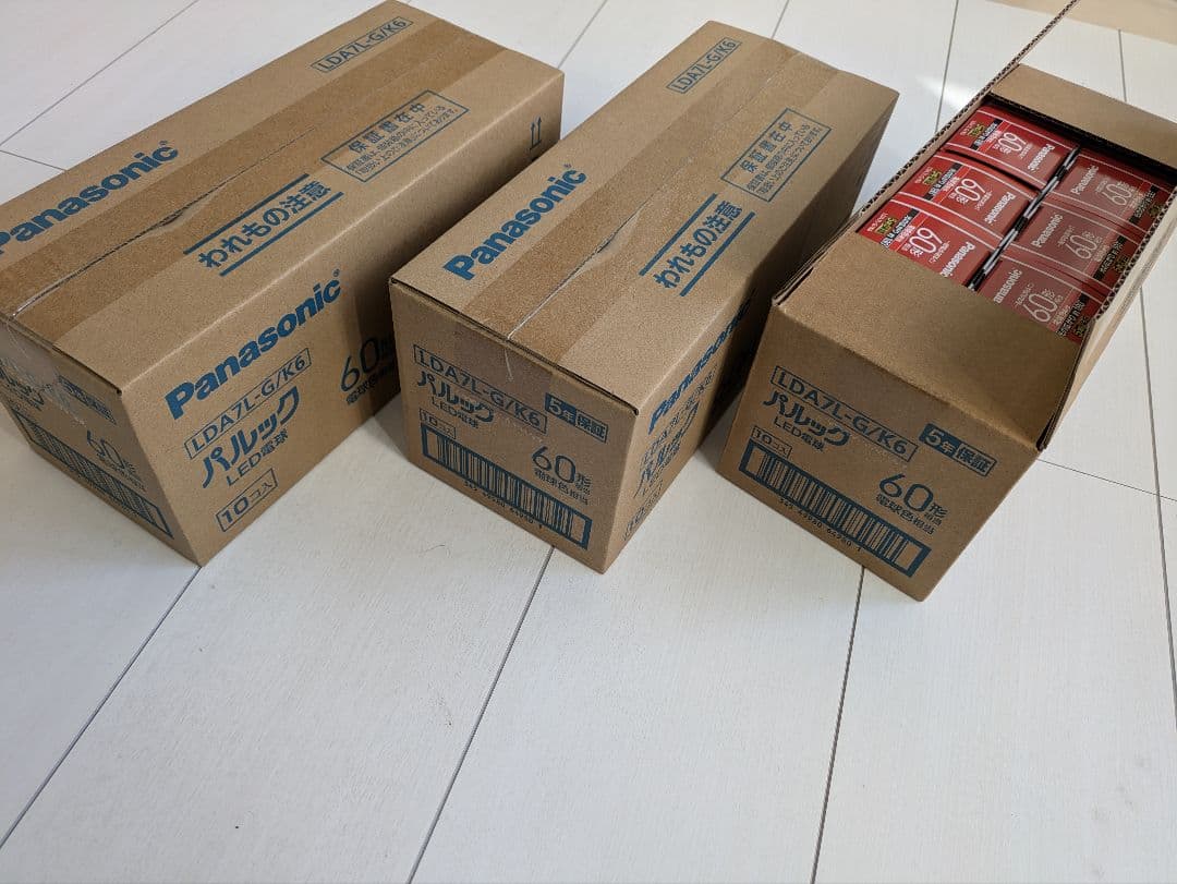 【新品】Panasonic LDA7L-G/K6 LED電球 30個セット LED電球プレミア パナソニック LED電球 LDA7WW-D-G/S/Z6/F 温白色相当