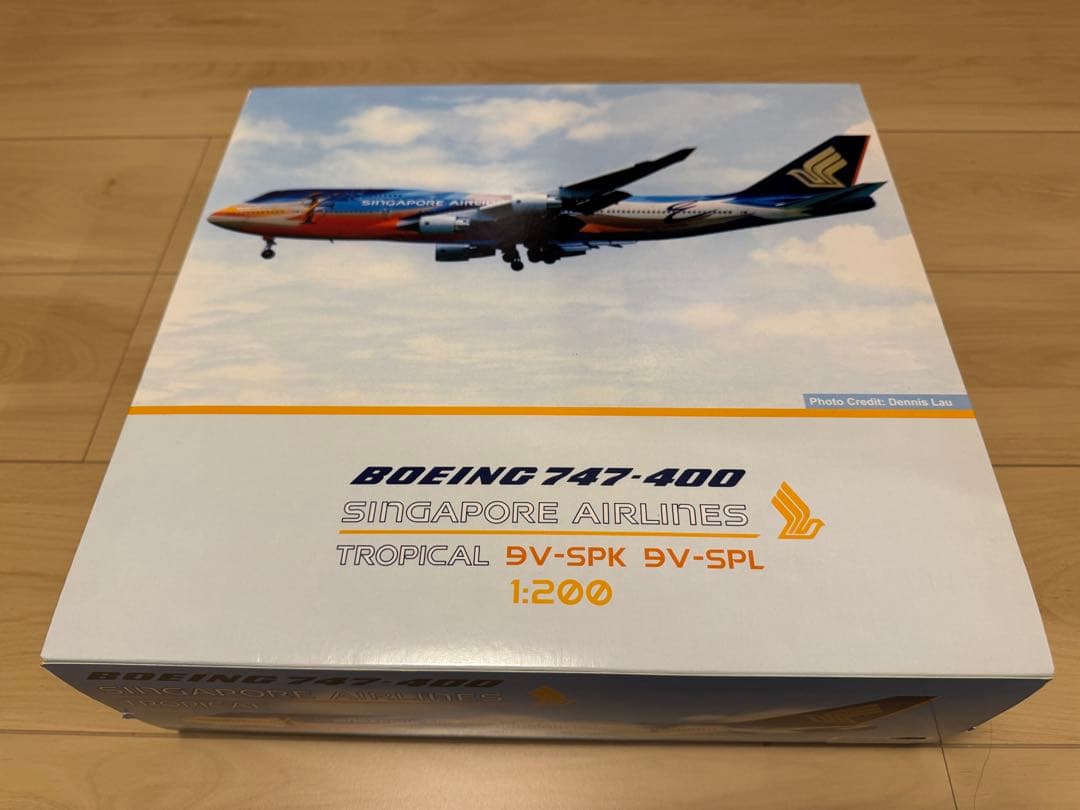 Boeing 747-400 シンガポール航空 トロピカル 1:200 Boeing 747-400 シンガポール航空 トロピカル 1:200 - メルカリ