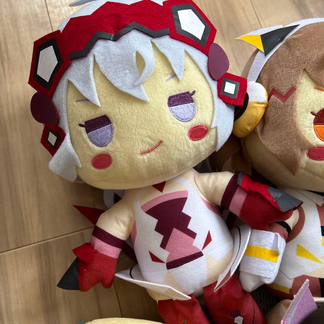 戦姫絶唱シンフォギアAXZ デフォルメXLぬいぐるみ 6点セット - メルカリ
