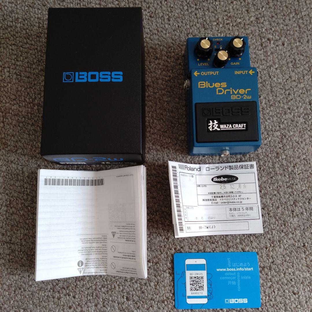 新品同様 boss bd-2w オーバードライブ 技 ボス ブルースドライバー BOSS BD-2W 技 ブルースドライバー 定番 初心者 エフェクター 送料無料