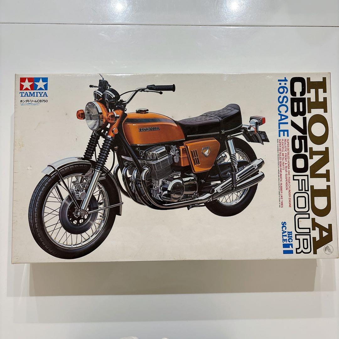 【未開封】TAMIYA CB750 FOUR プラモデル 1:6スケール TAMIYA Honda Dream CB750 FOUR Big Scale 1/6 Plastic Model Kit