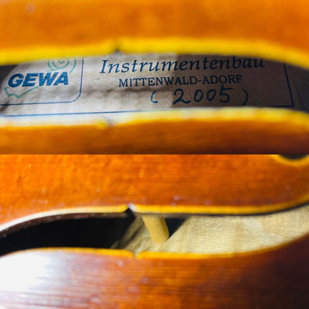 美品】GEWA MITTENWALD-ADORF 2005年製 バイオリン - メルカリ