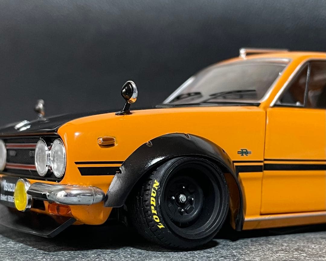 1/24 アシェット 国産名車 ISUZU ベレット GTR改 旧車 カスタム - メルカリ