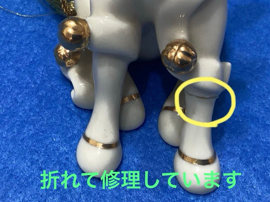 レノックス ルドルフ フィギュリン 赤鼻のトナカイ陶器製置物2点まとめ