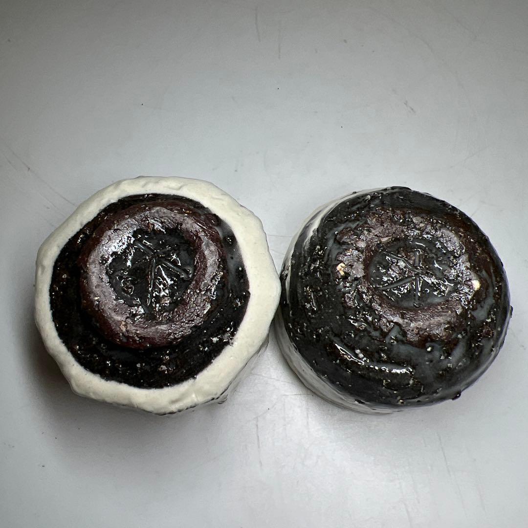 出来良 西端大備丹波焼 ぐい呑2客 共箱 東Y8-0113☆2F - メルカリ