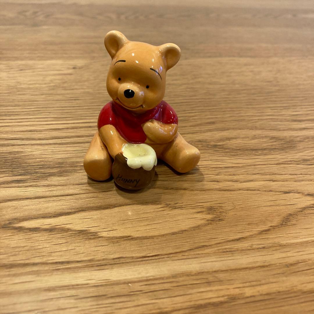 東京ディズニーランド シー クマのプーさん プーさん 置物 置き物 陶器