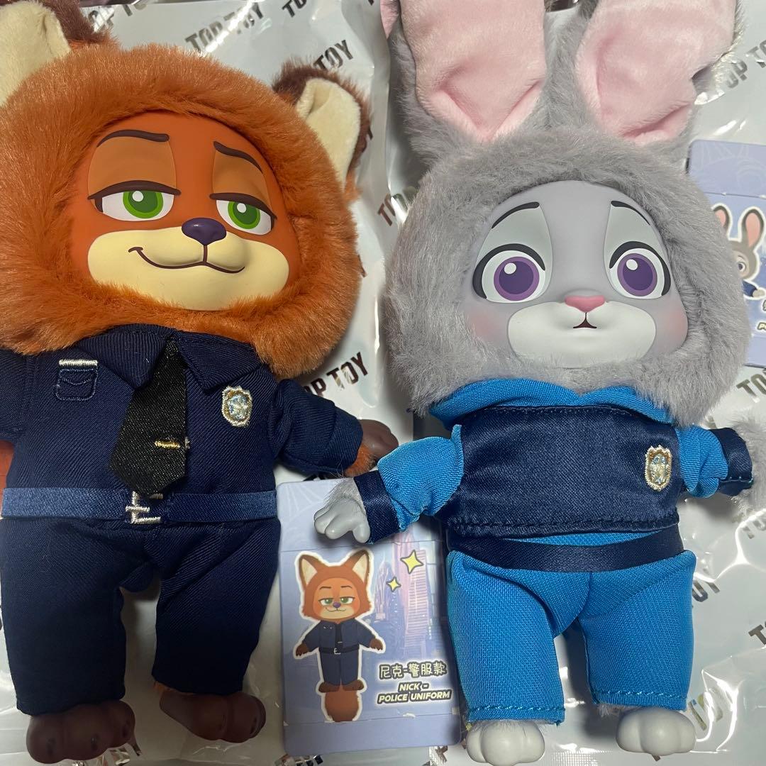 ズートピア TOPTOY トップトイ ニック ジュディ ぬいぐるみ - メルカリ