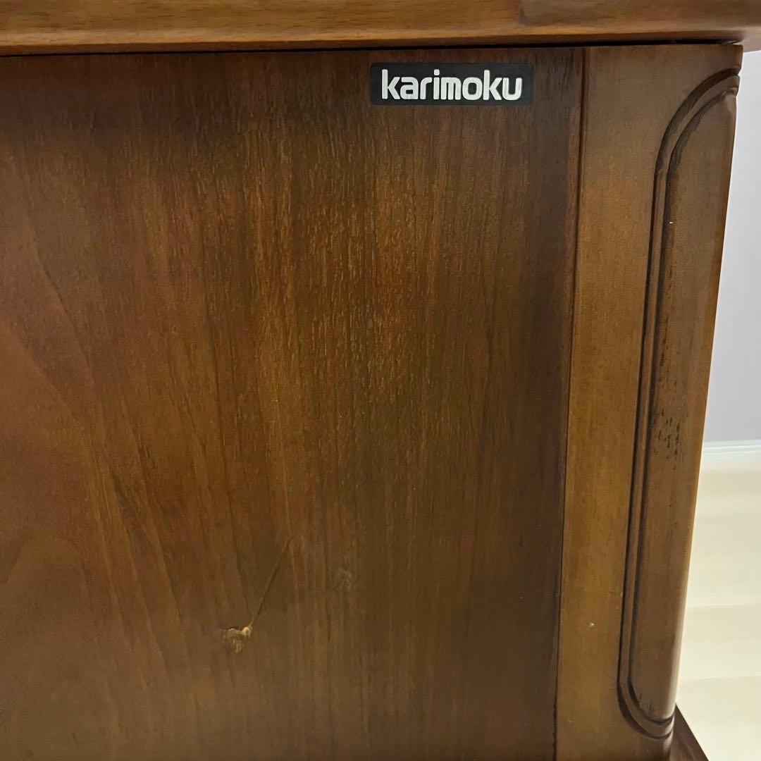 送料無料】カリモクkarimoku 「ネオクラシック」 両袖デスク 書斎 猫脚