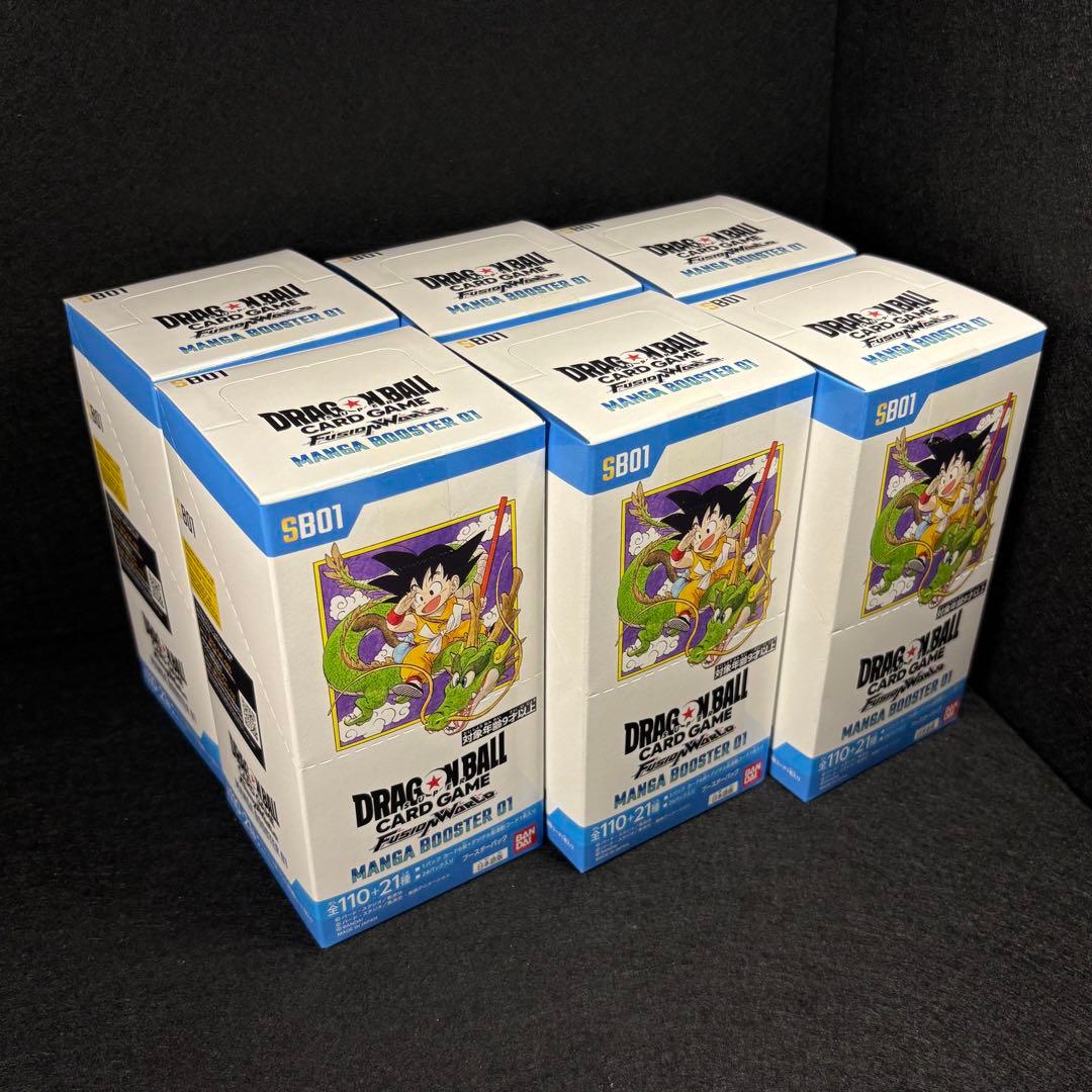 6boxセット◇新品未開封◇テープ付き◇マンガブースター フュージョンワールド ジャンプフェスタ2026でドラゴンボールフュージョンワールド『マンガ