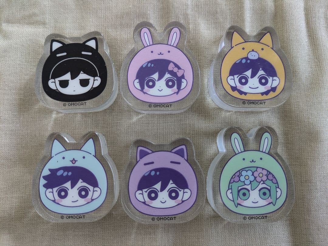 OMORI カフェ アクリルフィギュア まるめいつ6種 - メルカリ