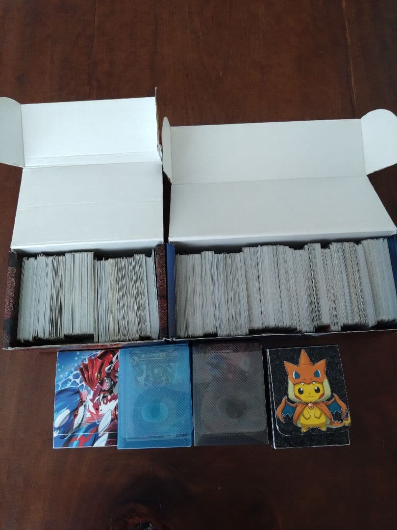 ポケモンカード 大量 収納ボックス付き mini2x 大容量 トレーディングカード ケース ボックス BOX 2000枚以上