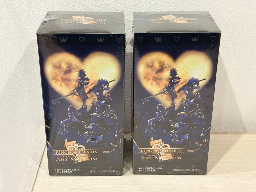 キングダム ハーツ / アートミュージアム　BOXシュリンク付き　2box キングダムハーツ アートミュージアム カード BOXシュリンク付き
