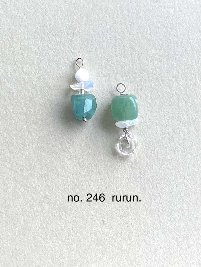 no.246 グランディディエライトのワントーン　一点物 天然グランディディエライト 0.54ct 【爽やかブルー】 稀少石