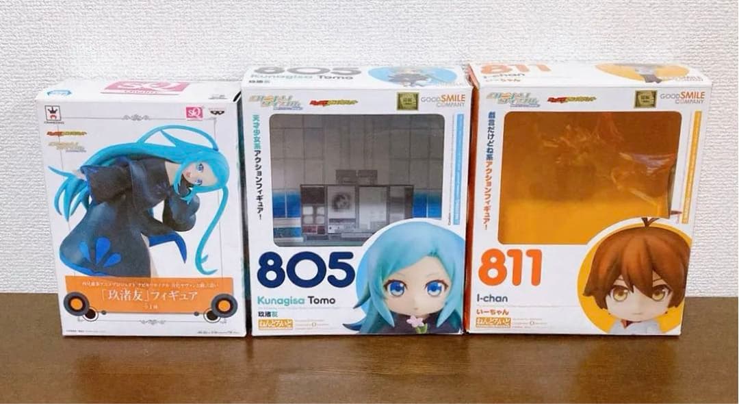4体 玖渚友 いーちゃんフィギュア ねんどろいど クビキリサイクル 青色