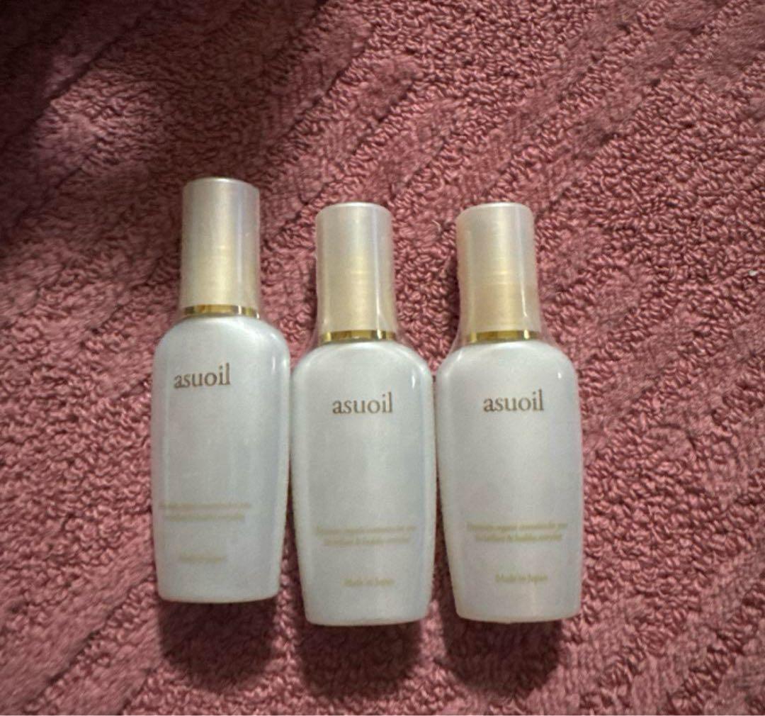asuoil ヘアオイル 3本セット Gift Set］トリプルシードヘアオイル＆3日間トライアルセット