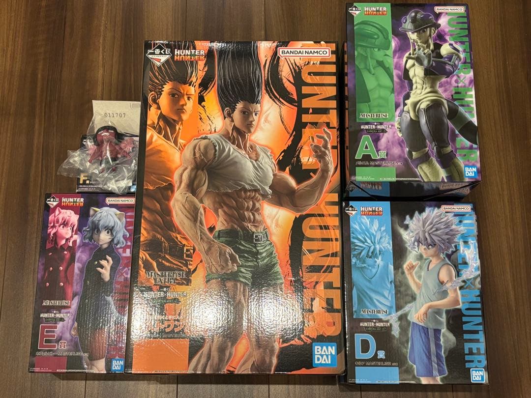 一番くじ ハンターハンター フィギュア ラストワン A賞 D賞 E賞 F賞 一番くじ『HUNTER×HUNTER CHMERA ANT ➁』 ラストワン賞は『ゴンさん
