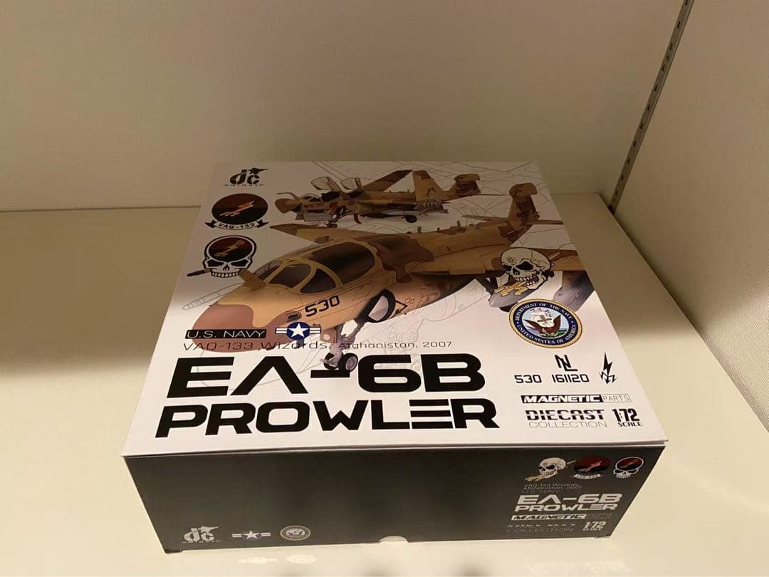 JC 1/72 EA-6B プラウラー VAQ-133 ウィザーズのダイキャスト EA-6 A-6 EA-6B Prowler VAQ-133 Wizards Afghanistan 2007, US NAVY