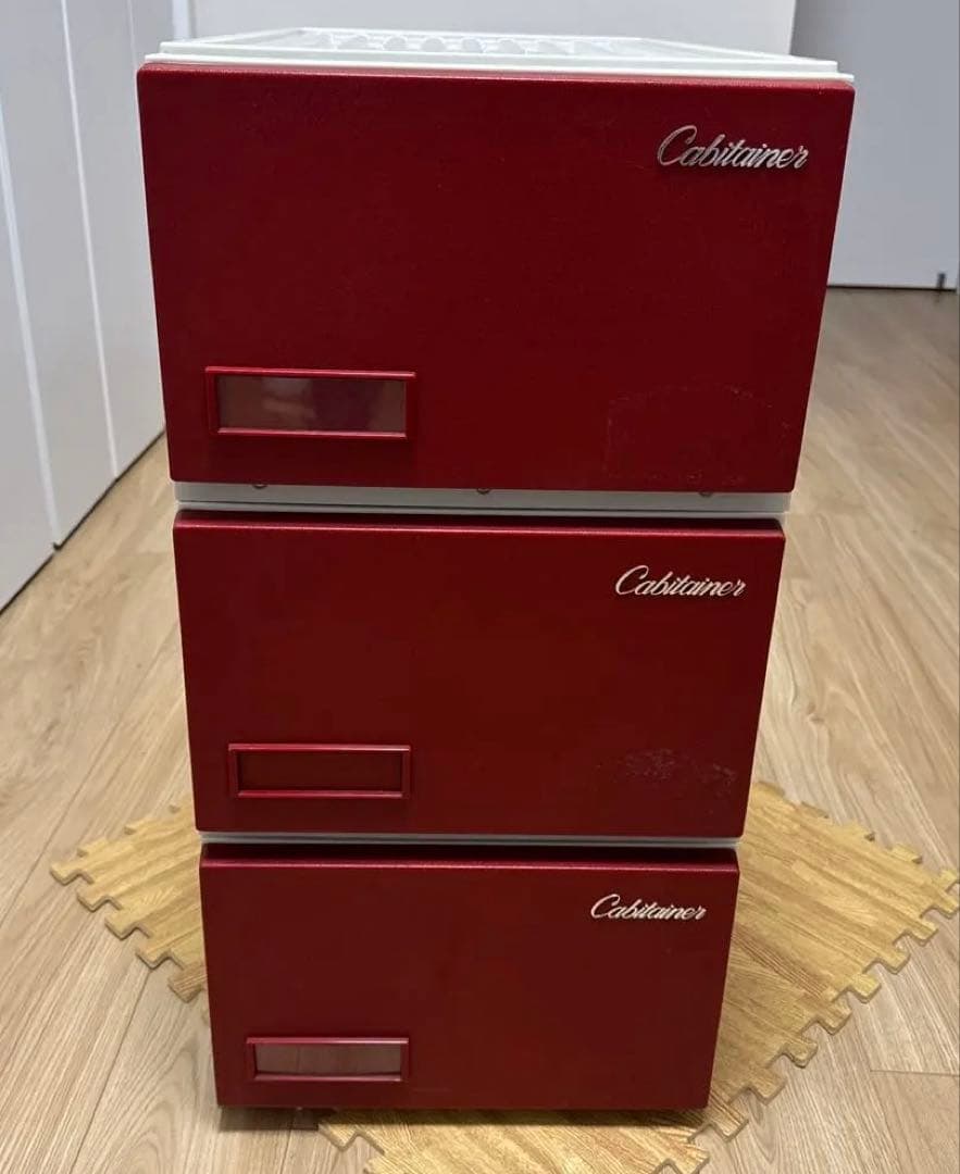 キャビテナー　CABITAINER 収納ボックス 赤 コンテナボックス 収納 キャビネット おしゃれ インテリア