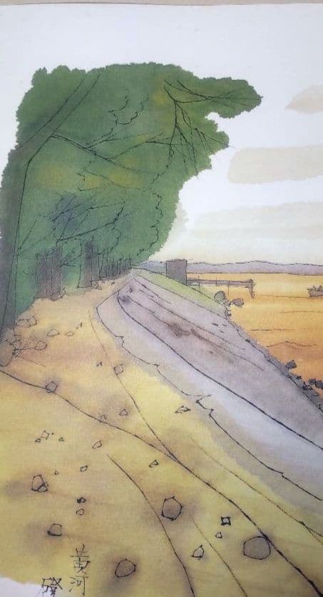 悠久の旅 平山郁夫素描集 日本経済新聞社 絵画全10作品揃