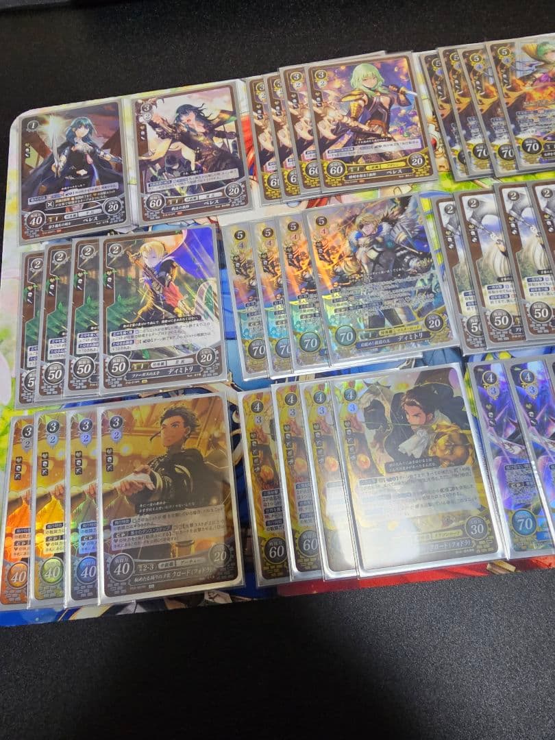 ファイアーエムブレムサイファ　ベレスデッキスリーブ付き サイファデッキ紹介⑭ 弓SRベレス、HRベレス、クロード、ユーリス、R