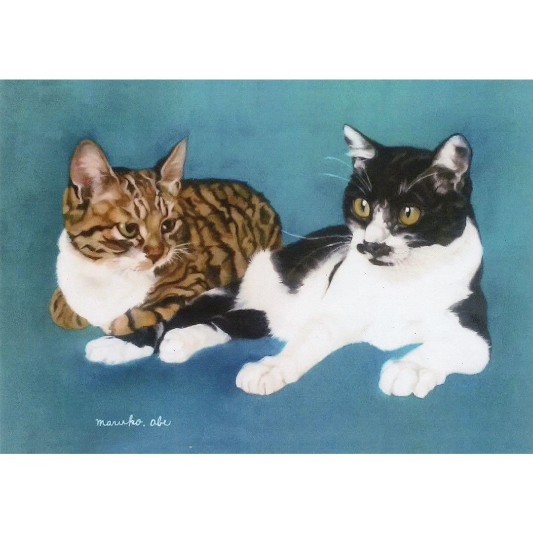原画「ハッチ」《＋猫イラスト３枚無料プレゼント！》
