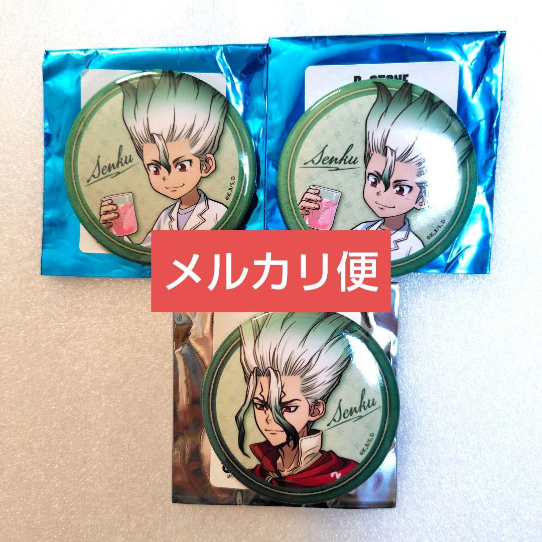 Dr.STONE 石神千空 缶バッジ ロフト 幼少期 成長後 - メルカリ
