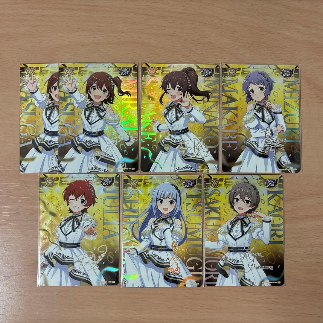 バラ売可】MOIW2025 アイマス カードフォリオ ミリオンSSR7枚セット