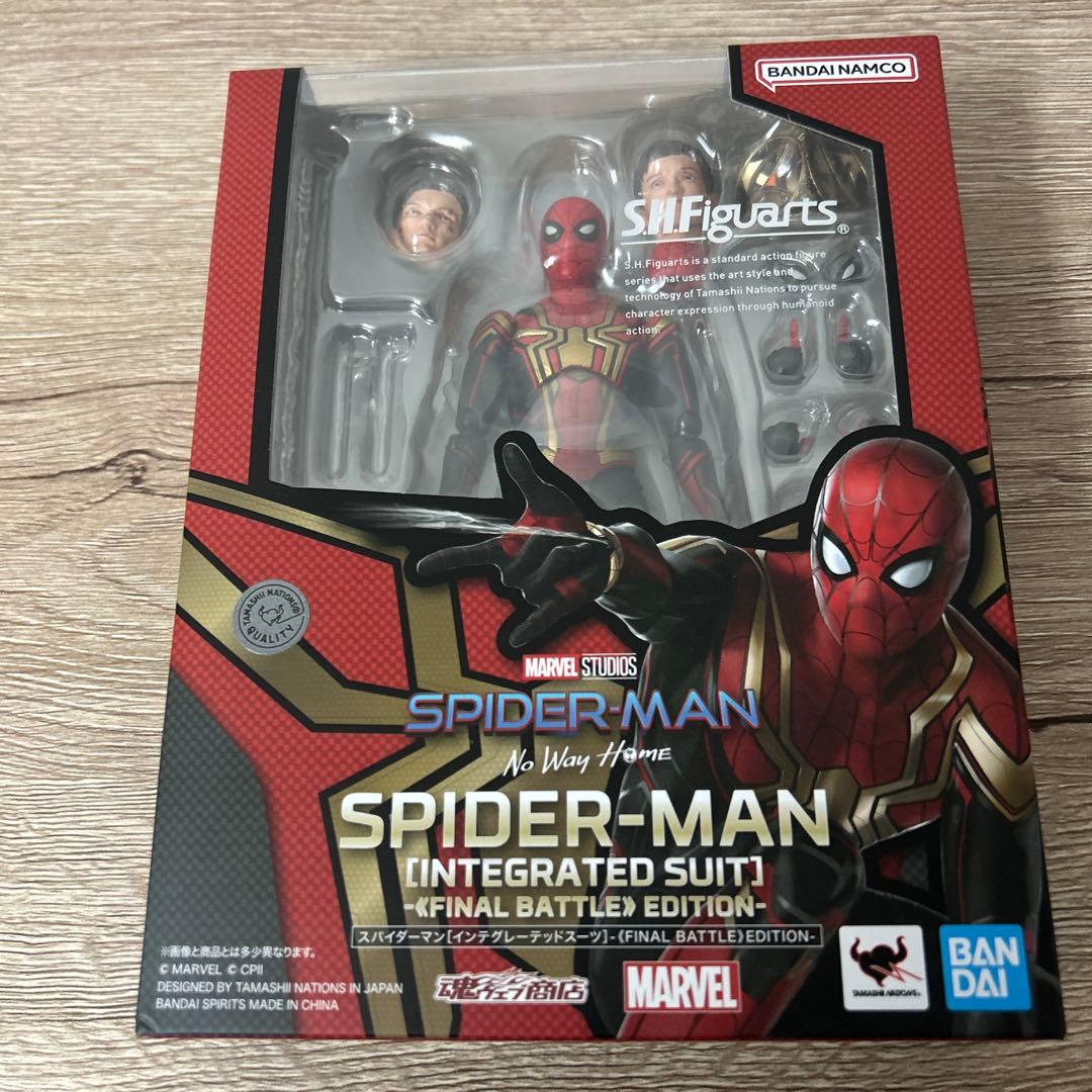 スパイダーマン ノーウェイホーム 一体型スーツ ファイナルバトル フィギュアーツ S.H.Figuarts Spider-Man［INTEGRATED SUITS - FINAL BATTLE EDITION